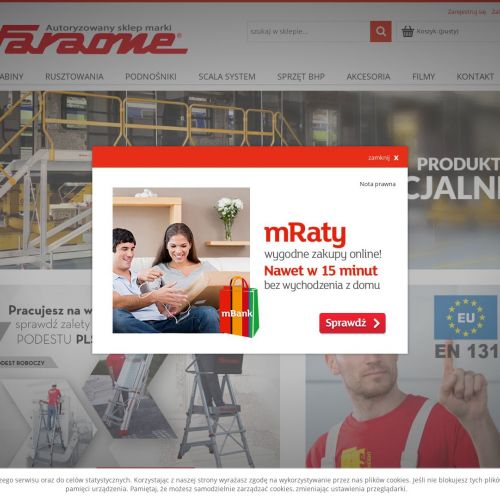 Podest roboczy - Gdańsk