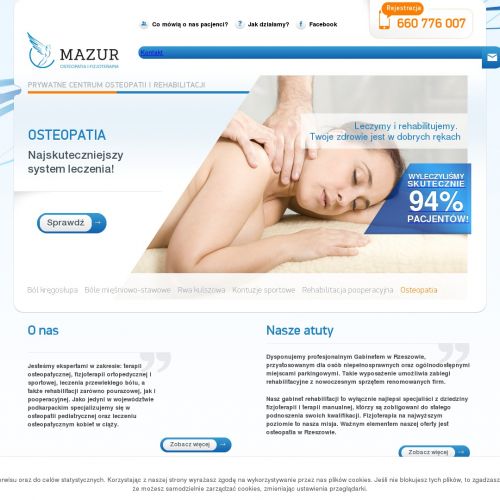 Ćwiczenia kręgosłup Rzeszów