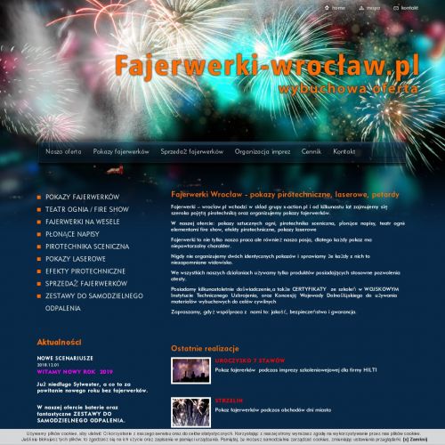 Pirotechnika na wesele Wrocław