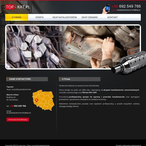 Cennik skupu katalizatorów w Szczecinie