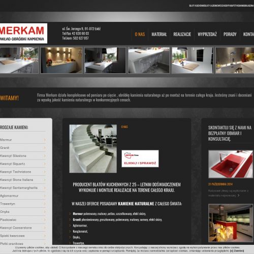 Białe blaty kuchenne w Łodzi