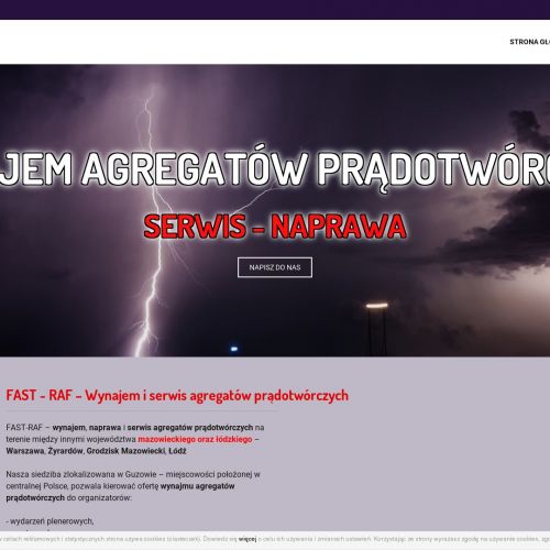 Agregaty prądotwórcze serwis