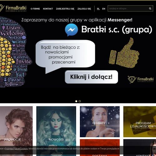 Biżuteria ze stali chirurgicznej hurt w Warszawie