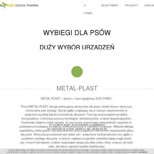 Ogrodowy wybieg dla psa