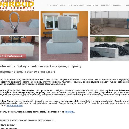 Betonowe bloki - łódź