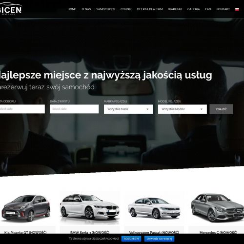 Wynajem aut okęcie