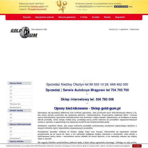 Opony 15 zimowe - Olsztyn