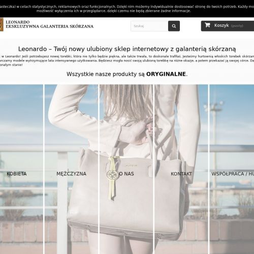 Torebka skórzana na ramię Katowice