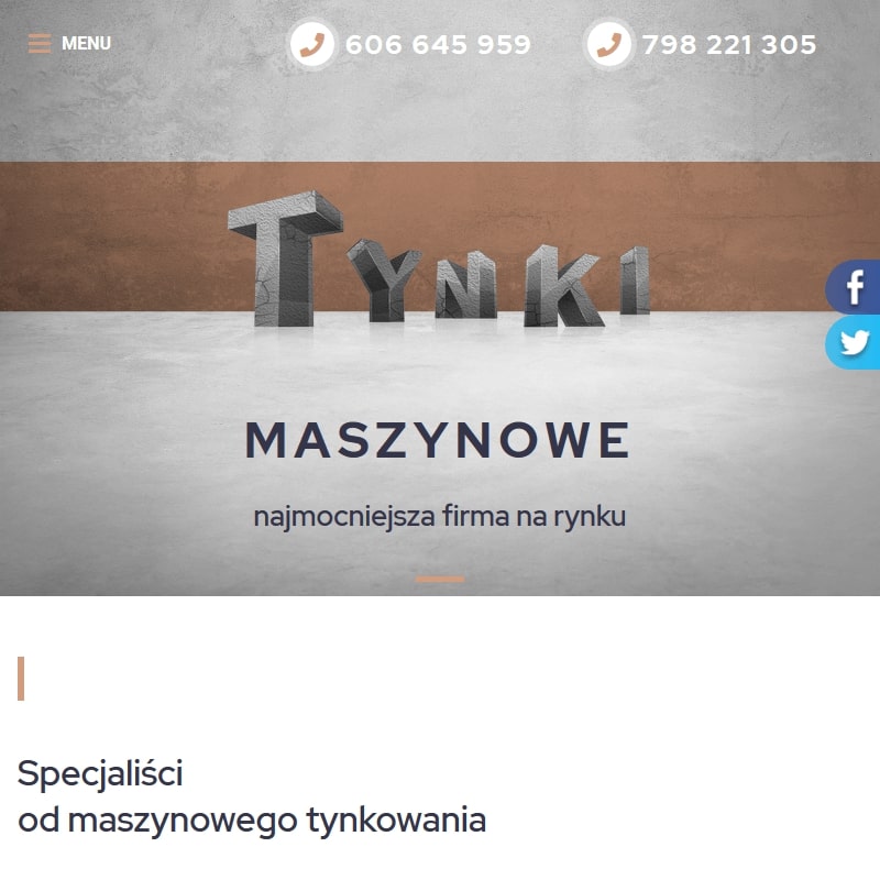 Tynk maszynowy - Piaseczno