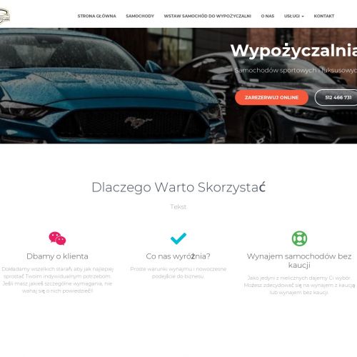 Warszawa - wypożyczalnia samochodów bez kaucji