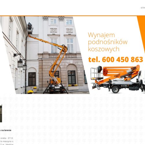 Podnośniki koszowe żyrardów w Błoniu