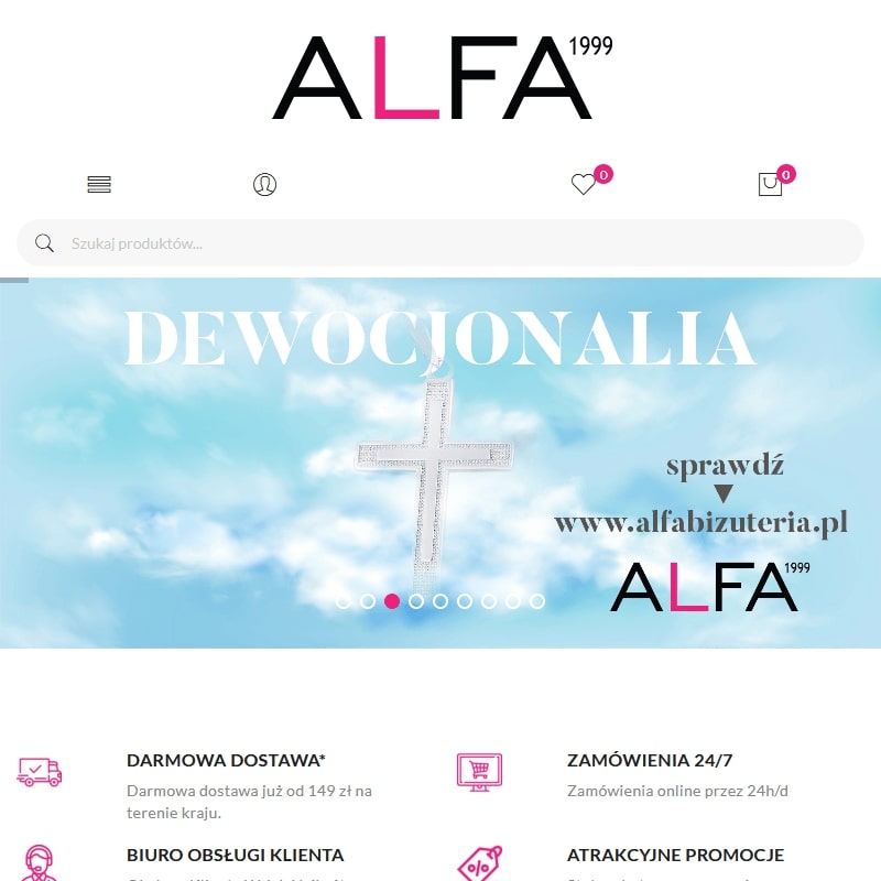 Srebrny łańcuszek z medalikiem na komunię dla chłopca