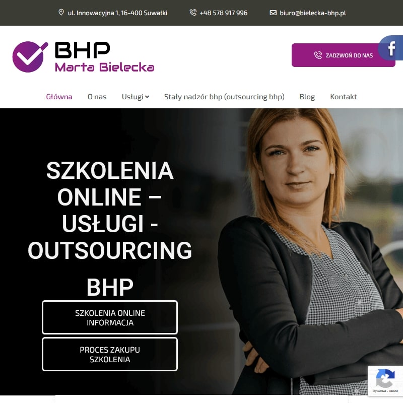 Szkolenia bhp dla pracowników administracyjno biurowych - Ełk