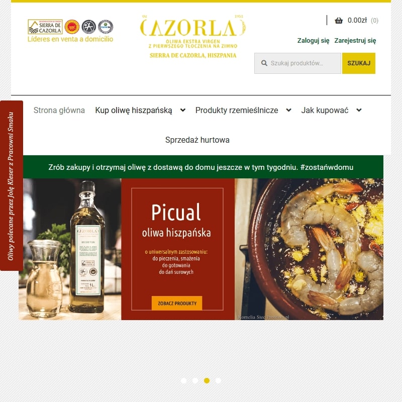 Oliwa z oliwek hiszpańska sklep