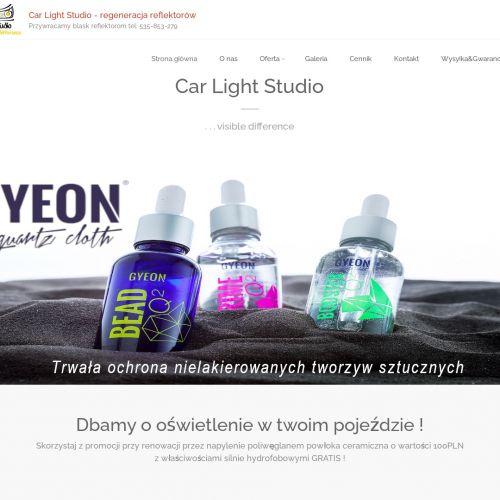 Regeneracja lamp samochodowych cennik w Mielcu