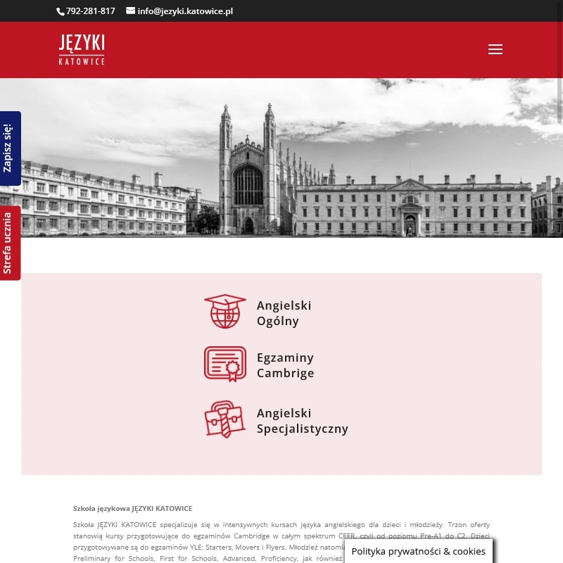 Katowice - angielski biznesowy certyfikat