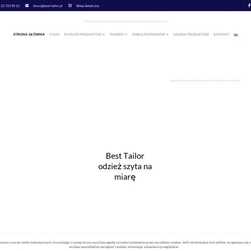 Odzież szyta na miarę