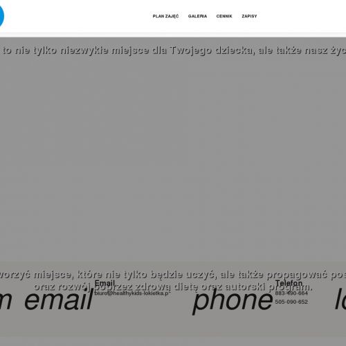 Niepubliczne przedszkole - Kraków