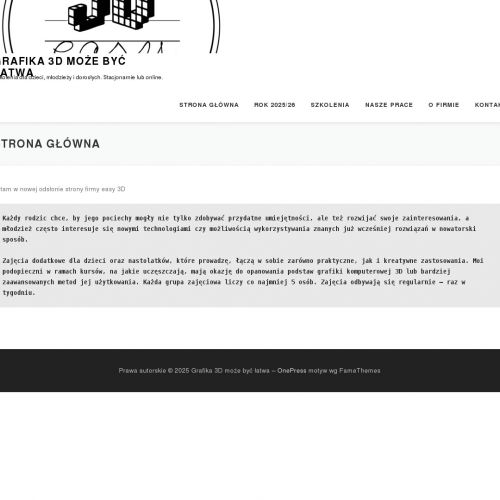 Mińsk Mazowiecki - blender 3d kurs