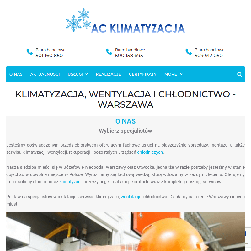 Instalacja klimatyzacji w Józefowie