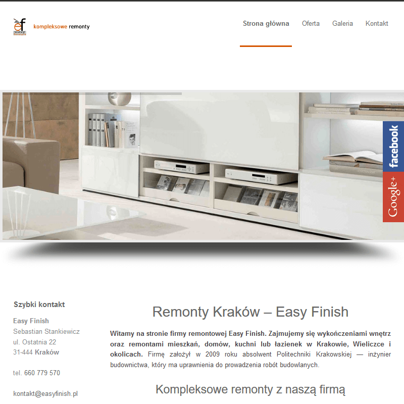 Remonty wykończenia wnętrz - Kraków