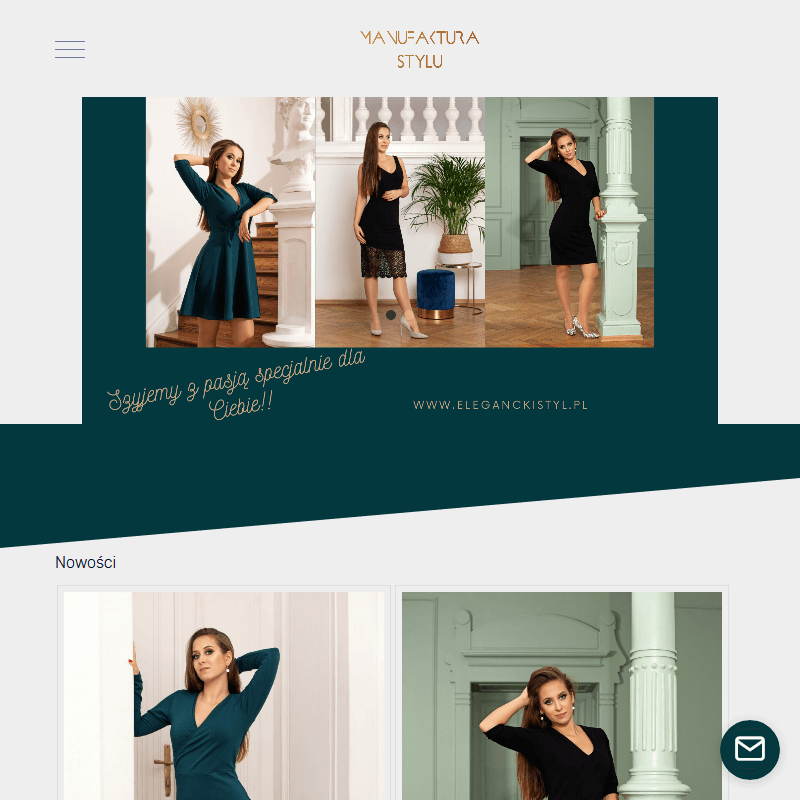 Czerwona sukienka dzianinowa za kolano