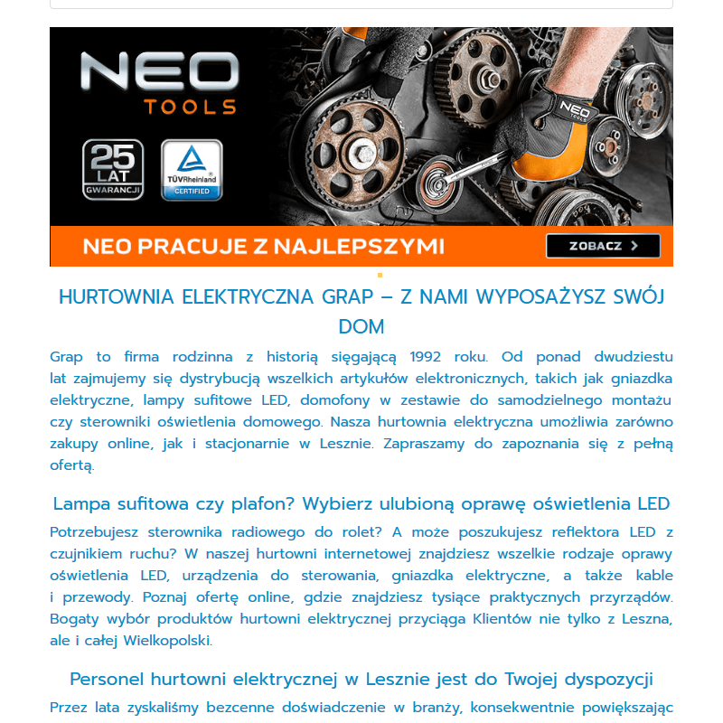 Gniazdka karlik w Lesznie