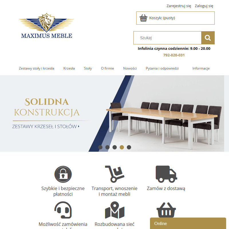 Stół okrągły producent w Poznaniu