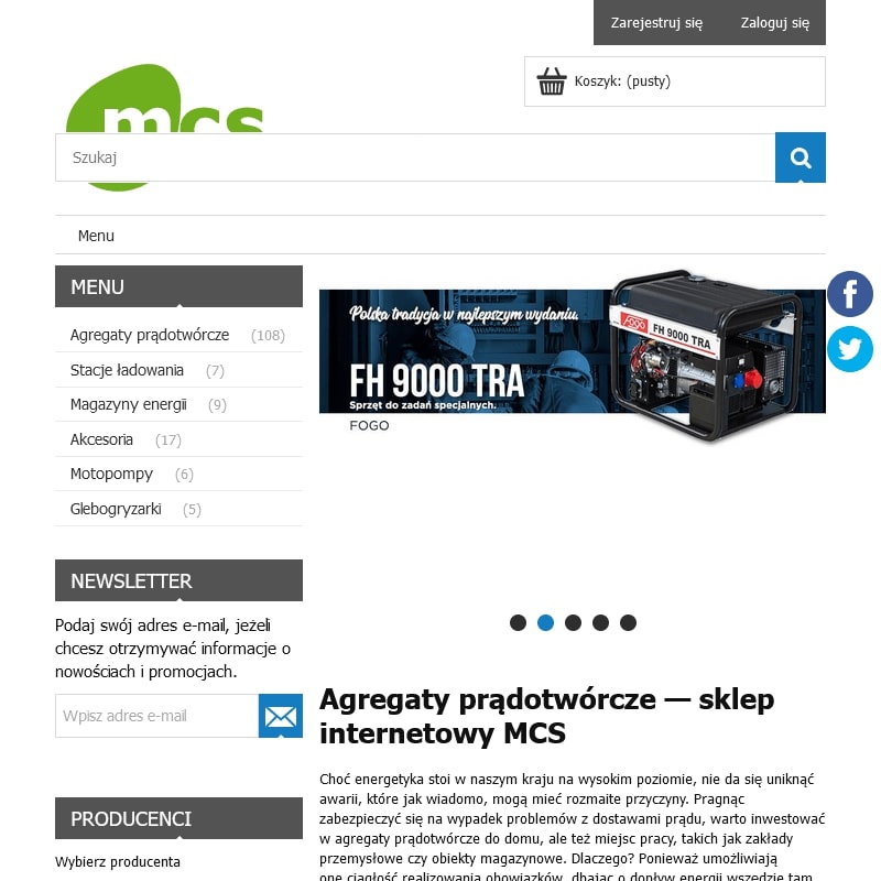 Motopompy do brudnej wody