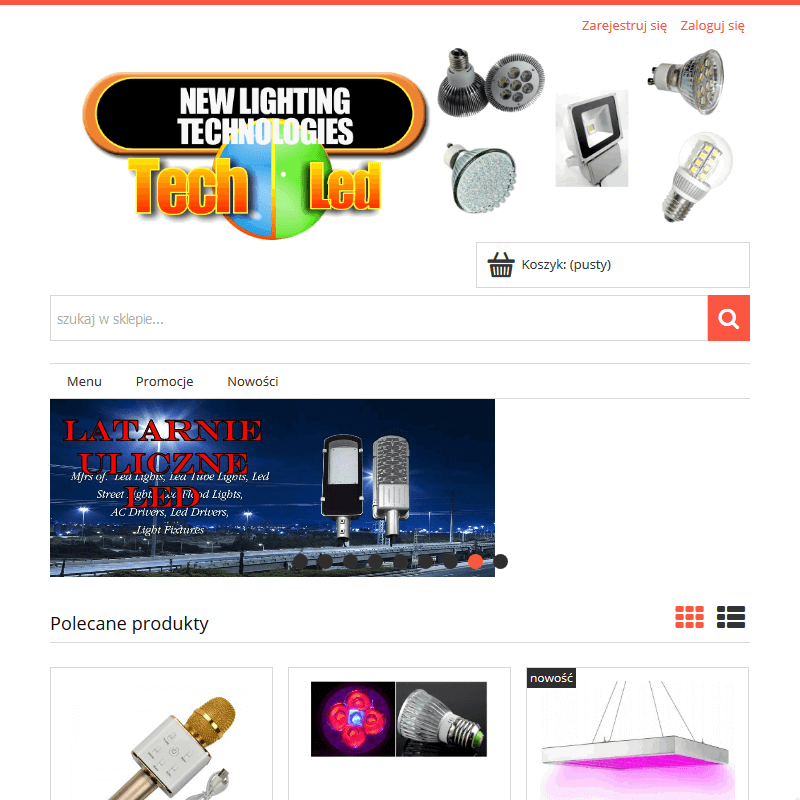 Warszawa - taśma led